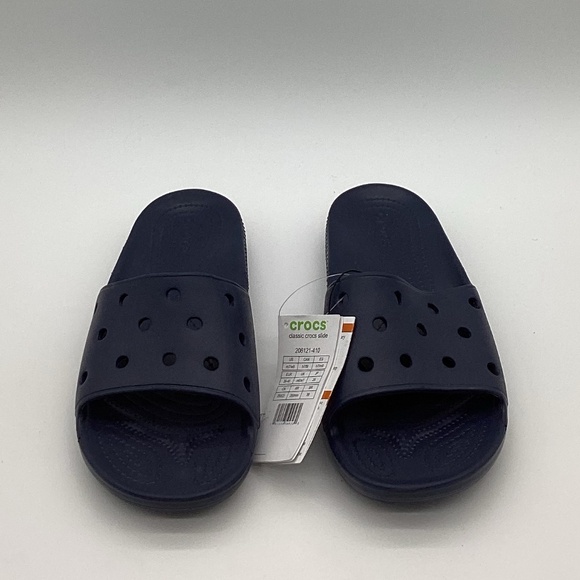 235. Croc Blue Shower Slip-Ons NWT Size 9 - Picture 4 of 4